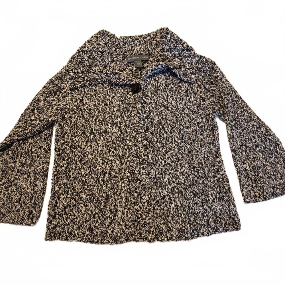 Josephine Chaus Black and White Cardigan